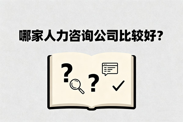 哪家人力咨詢公司比較好？
